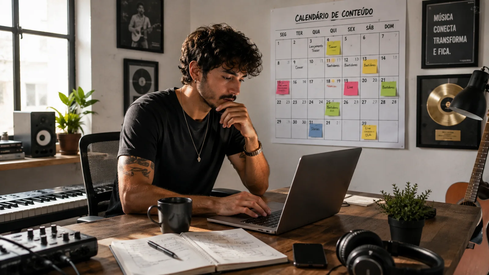 Frequência de postagem para artistas: o que realmente importa